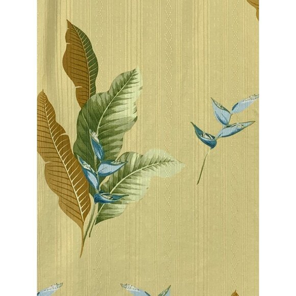 Tommy Bahama Men Size XL Extra Large Aloha Hawaiian Yellow Floral Silk Shirt EUC - Picture 6 of 8